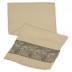 Silk Border Stole - Light Cream Silk Border Stole - Light Cream